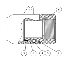 Swivel seal kit for emco...