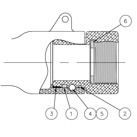 Kit de joint tournant G180 - 800548