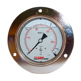 Ø100 pressure gauge with...