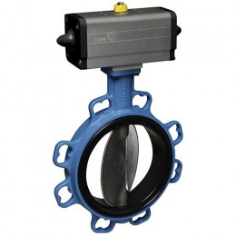 Pneumatic butterfly valve...