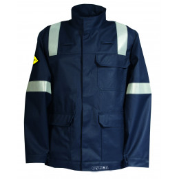 Navy blue reflective ATEX...