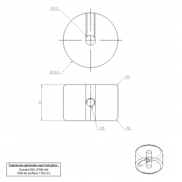 Butée de câble pour...